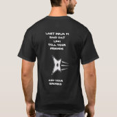 Pas op voor het witte T-shirt van Spiders (Achterkant)