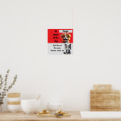 Pas op voor hond …en kat poster (Keuken)