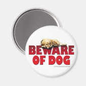 Pas op voor Hond... Magneet (Voorkant / Achterkant)