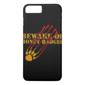 Pas op voor honingbadger Case-Mate iPhone case (Achterkant)