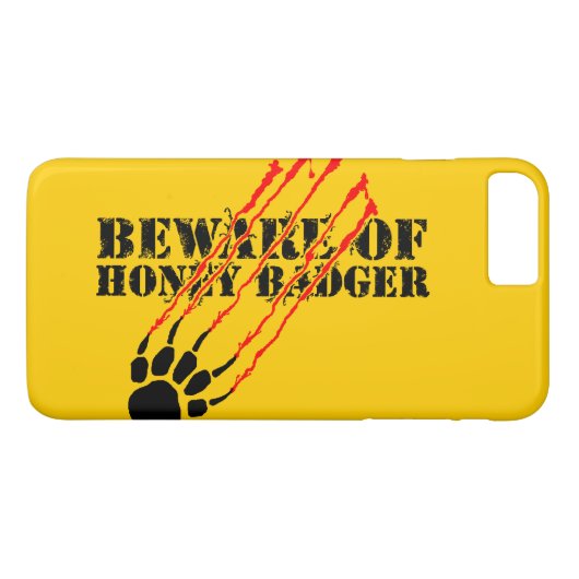 Pas op voor honingbadger Case-Mate iPhone case (Achterkant (Horizontaal))