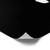 Pas op voor honingbadger poster (Hoek)