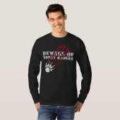 Pas op voor honingbadger t-shirt (Voorkant volledig)