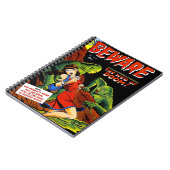 Pas op voor  horror Comics Groene Zwemmetjes Notitieboek (Linkerzijde)