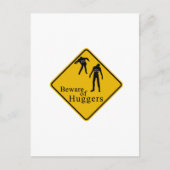 Pas op voor Huggers Briefkaart (Voorkant)