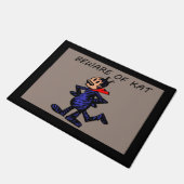 "Pas op voor Kat" Doormat Deurmat (Schuin)