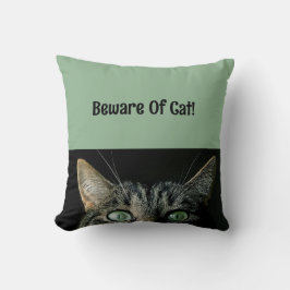 Pas Op Voor Katten Vierkante Kussen
