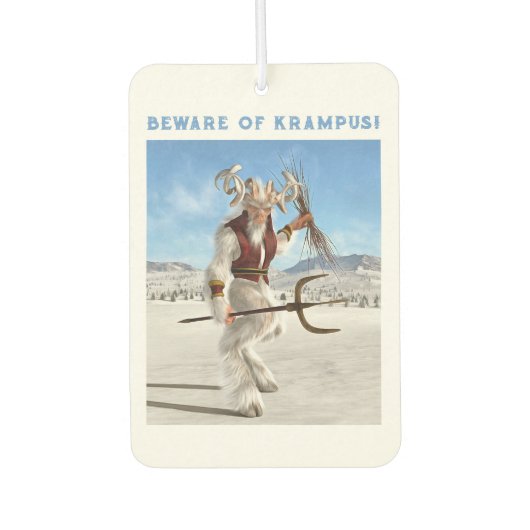 Pas op voor Krampus! Luchtverfrisser (Voorkant)