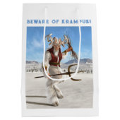 Pas op voor Krampus! Medium Cadeauzakje (Achterkant)