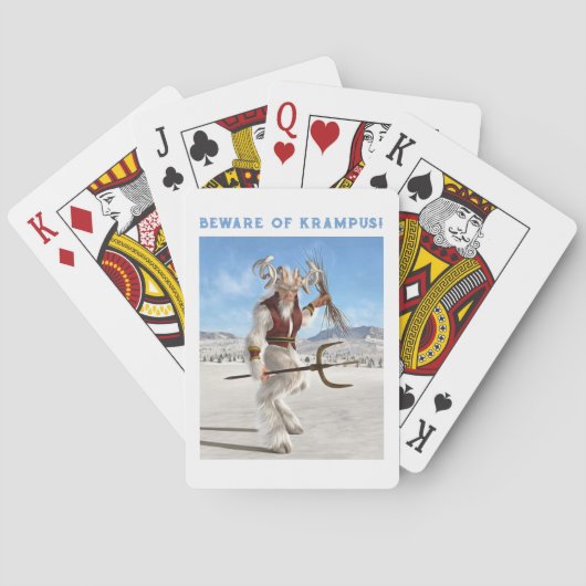 Pas op voor Krampus! Pokerkaarten (Achterkant)