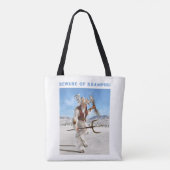 Pas op voor Krampus! Tote Bag (Achterkant)