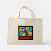 Pas op voor La Chancla Funny Tote Bag (Achterkant)