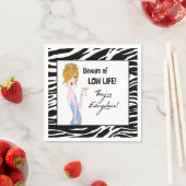 "Pas op voor laag leven! Ze zijn overal!" Servetten (Insitu)