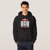 Pas op voor labrador retriever Deze hond is liefde Hoodie (Voorkant volledig)