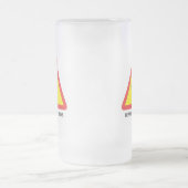 Pas op voor Leeuwen Vorst Glas Mok (Center)