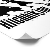 Pas op voor liftende geesten grappige Halloween ge Poster (Hoek)