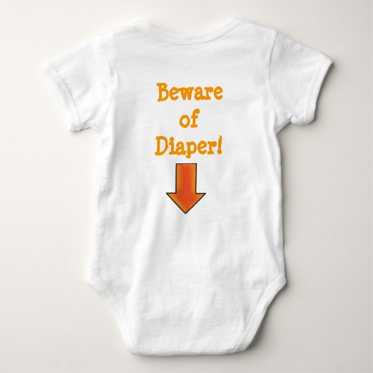 Pas op voor luier romper (Achterkant)