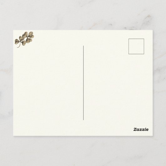 Pas op voor mensen die niet van katten houden briefkaart (Achterkant)