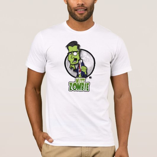 Pas op voor Mitt Zombie! T-shirt (Voorkant)