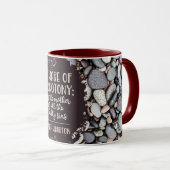 Pas op voor monotonie mok (Voorkant rechts)