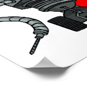 Pas op voor nerd poster (Hoek)