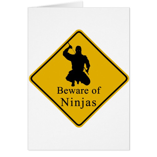 Pas op voor Ninjas (Voorkant)