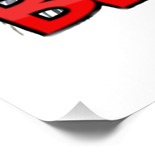 Pas op voor Rotweiler Poster (Hoek)