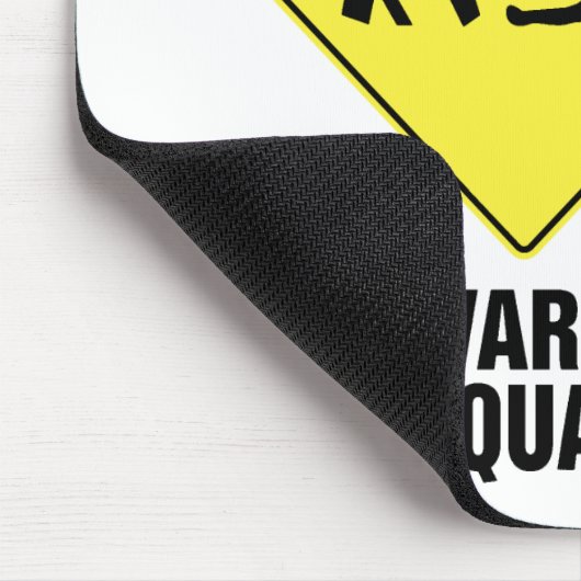 Pas op voor Sasquatch Muismat (Hoek)