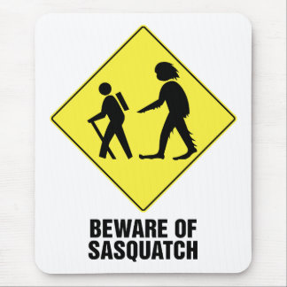 Pas op voor Sasquatch Muismat