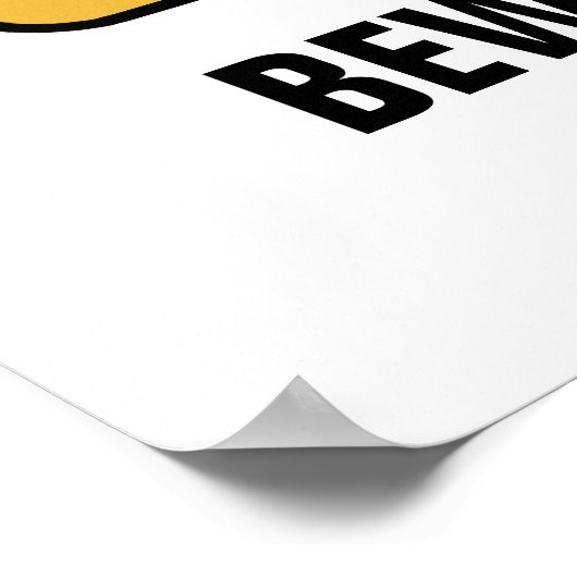 Pas op voor Sasquatch Poster (Hoek)