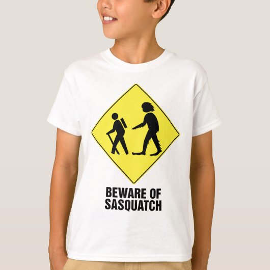 Pas op voor Sasquatch T-shirt (Voorkant)
