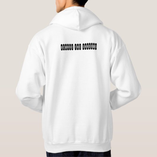 Pas op voor schaduwen hoodie (Achterkant)