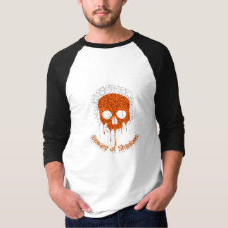 Pas op voor schaduwen - Skull Basic 3/4 Sleeve Rag T-shirt
