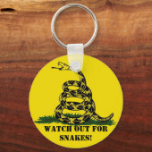 Pas op voor slangen! sleutelhanger (Voorkant)