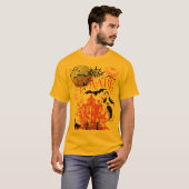 Pas op voor spookhuis t-shirt (Voorkant volledig)