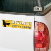 Pas op voor Statistische Zombies - Voluntaryist Bumpersticker (Op Truck)