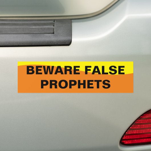 PAS OP VOOR VALSE PROFETEN BUMPERSTICKER (Op auto)