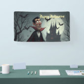 Pas op voor vampiers spandoek (Beurs)