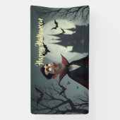 Pas op voor vampiers spandoek (Verticaal)