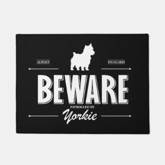 Pas op voor Yorkie Deurmat
