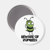 Pas op voor Zombees Magnet (Voorkant / Achterkant)