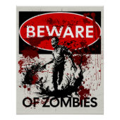 Pas op voor Zombies Perfect Poster (Voorkant)