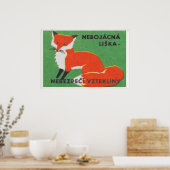 Pas op Vossen Dragen Hondsdolheid - Matchbox Print (Keuken)