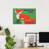 Pas op Vossen Dragen Hondsdolheid - Matchbox Print (Thuiskantoor)