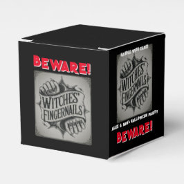 PAS OP! Witch Fingers Halloween Party Spooky Snoep Bedankdoosjes