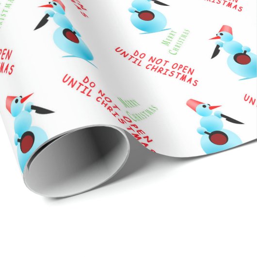 pas open als kerst grappig is cadeaupapier (Rol Hoek)