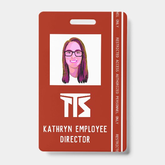 Pas opgebouwd identiteitsbewijs voor hoog risico badge (Voorzijde)