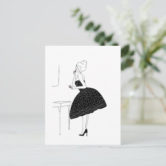 Pas parfum toe waar je kuste nep wilt zijn briefkaart (Staand voorkant)