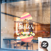 Pas Pasen Sale Ei Bloemen Winkel Procent Korting A Raamsticker (Cafe Raam)