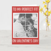 Pas perfecte aangepaste foto valentijnskaart kaart (Gele Bloem)